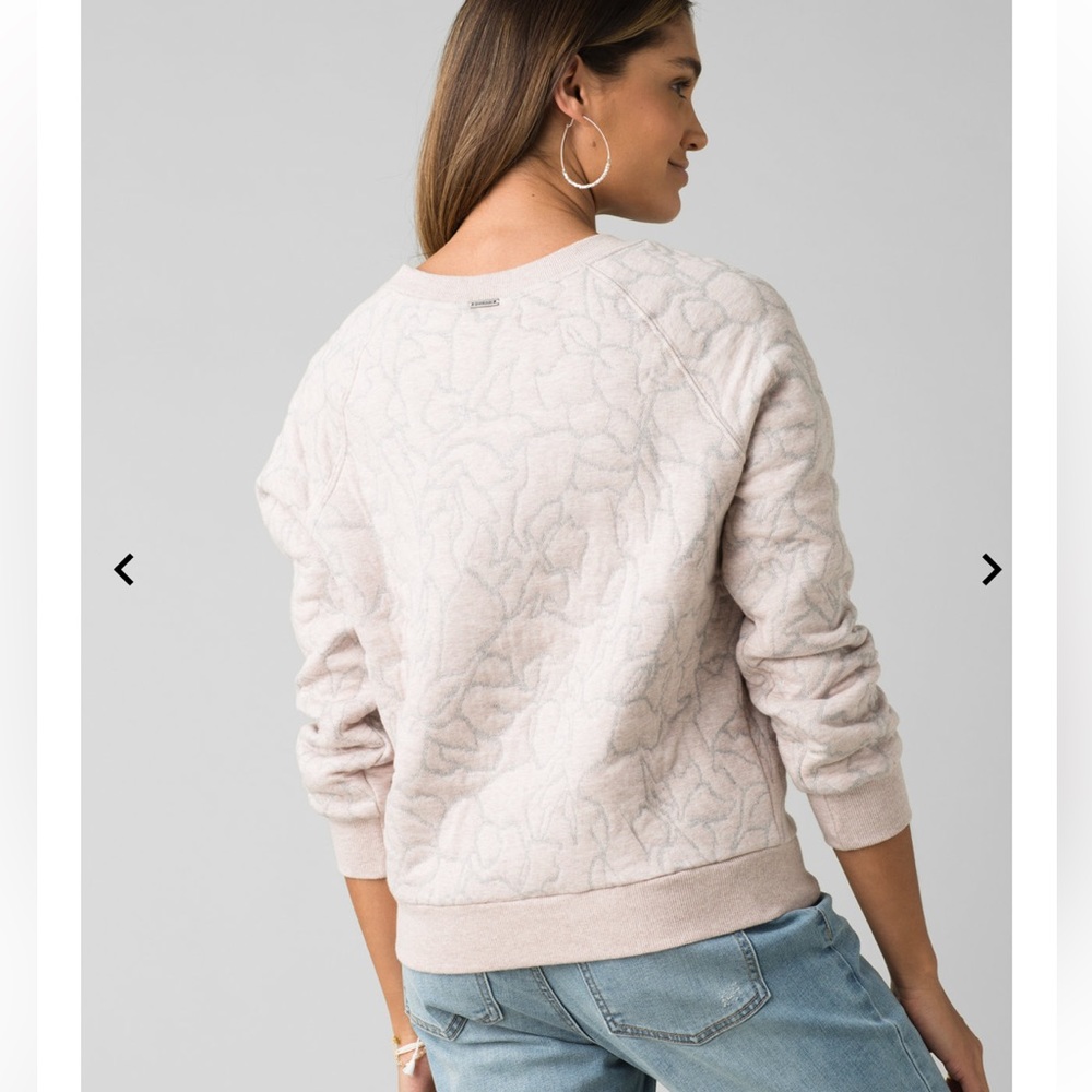 Prana Quilted Sweatshirt NWOT